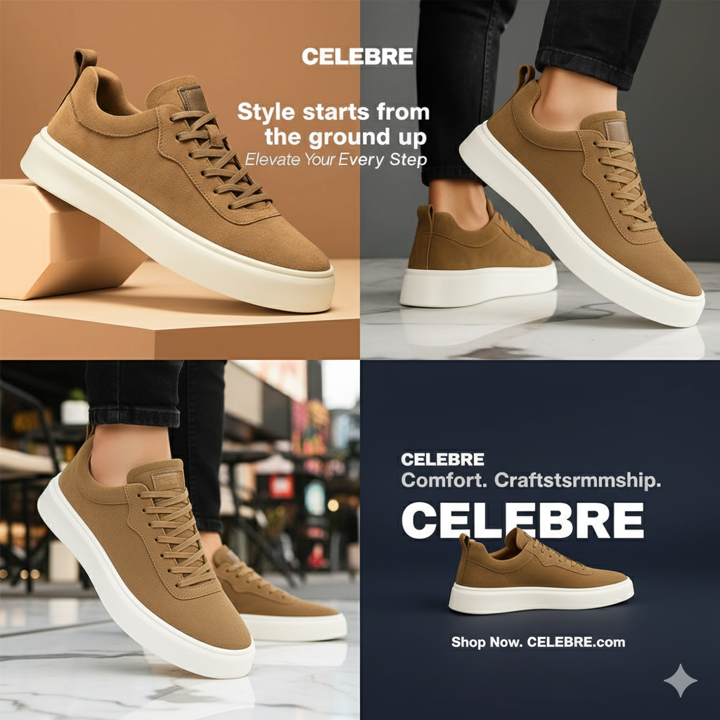 Sneakers en Daim - Très confortable - Celebre