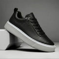 Sneakers en Cuir Grainé - Tres Confortable