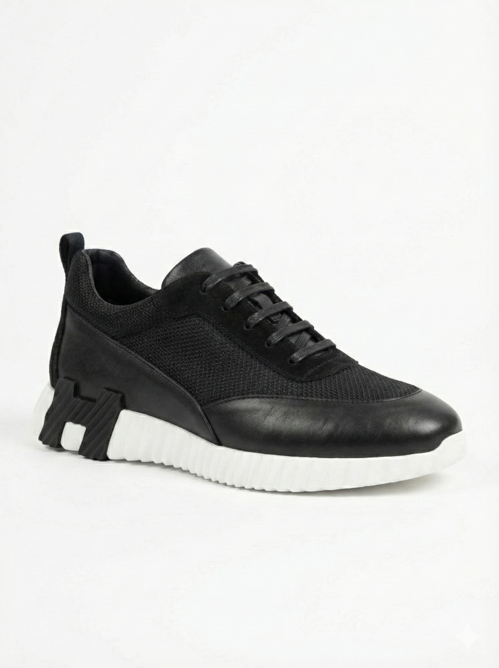 Hermes sneakers bouncing Noir en cuir