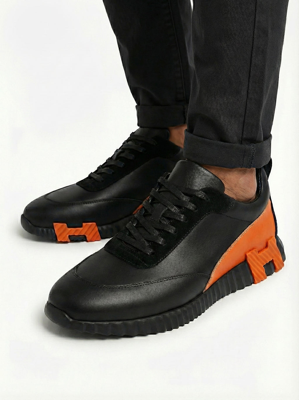 Hermes Sneakers Bouncing Orange